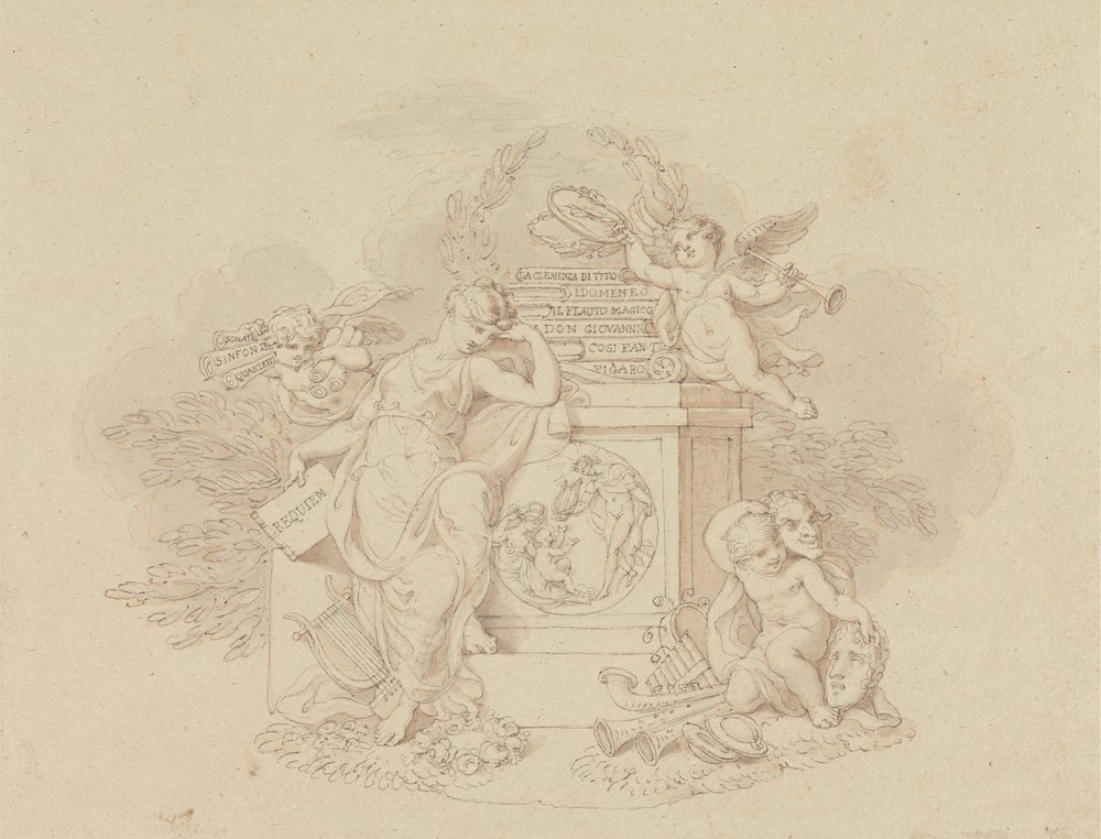 Tervek Mozart operáinak illusztrációihoz alkotó: Edward Francis Burney