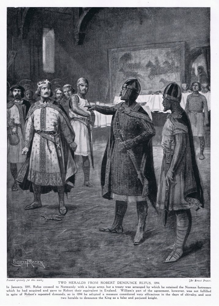 Robert két hírnöke feljelenti Rufus AD1094, 1920-as éveket alkotó: Ernest Prater