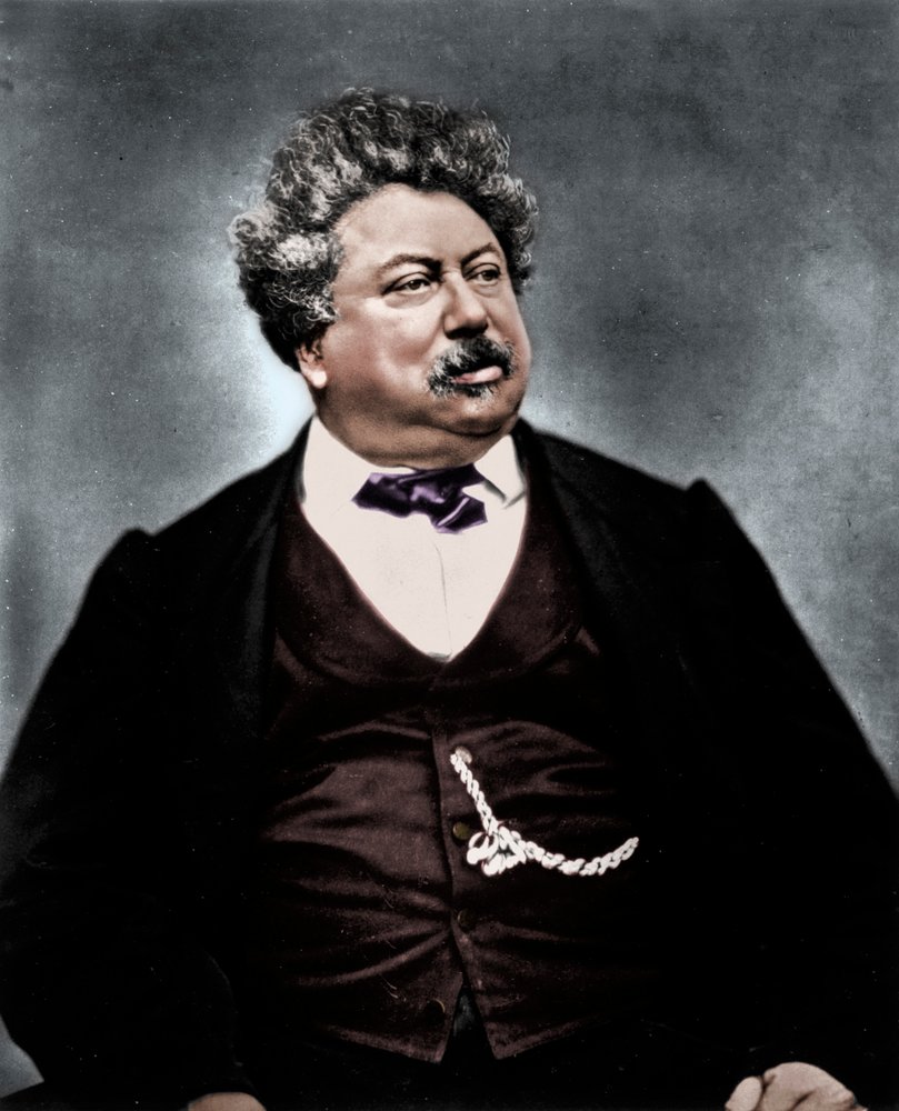 Idősebb Alexandre Dumas, francia regényíró és drámaíró, kb. 1850-1870 alkotó: Etienne Carjat