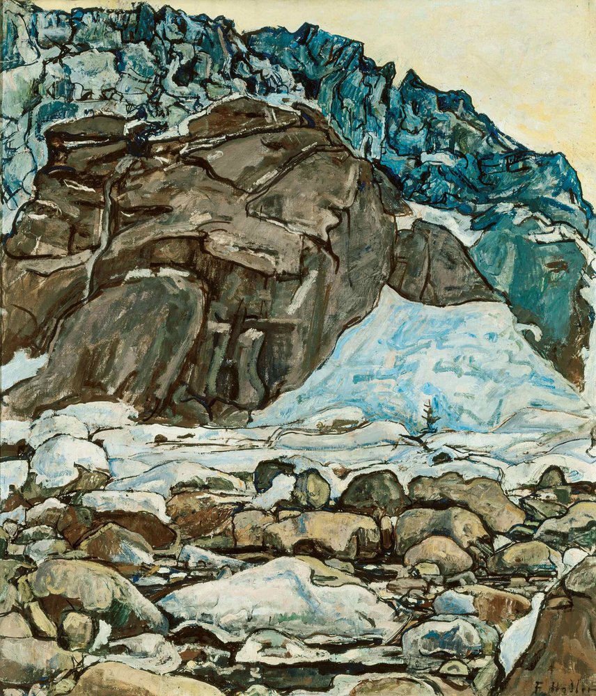Grindelwald-gleccser, 1912 alkotó: Ferdinand Hodler