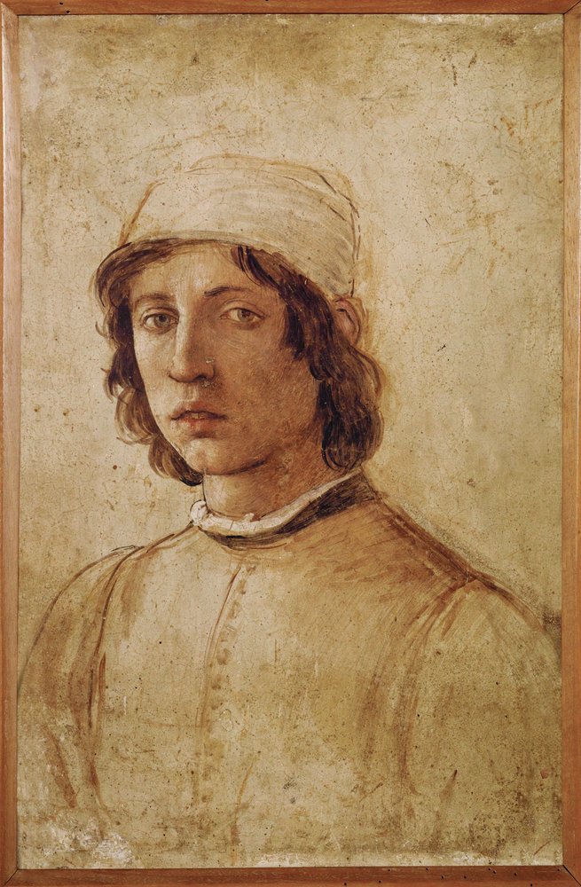 Filippino Lippi, önarckép ... (freskó) alkotó: Filippino Lippi