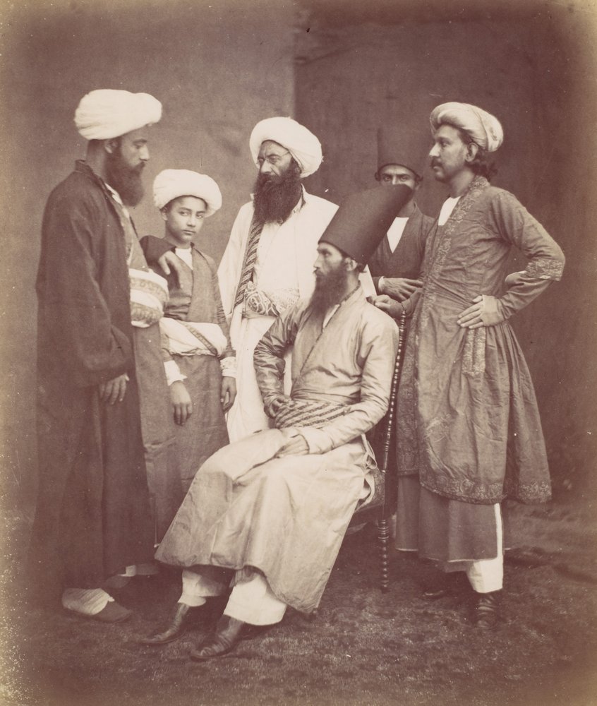 Hat kelet-indiai férfi, 1870-es évek. alkotó: Francis Frith