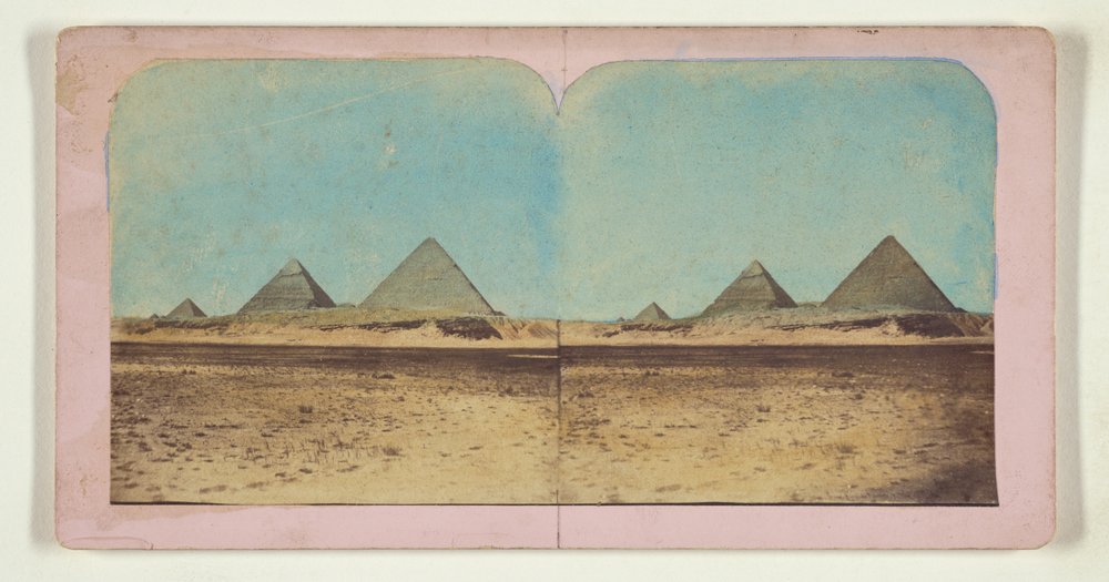 Drei Pyramiden alkotó: Francis Frith
