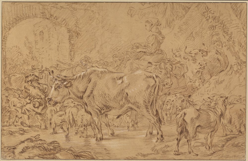 Visszatérés a nyájba alkotó: François Boucher