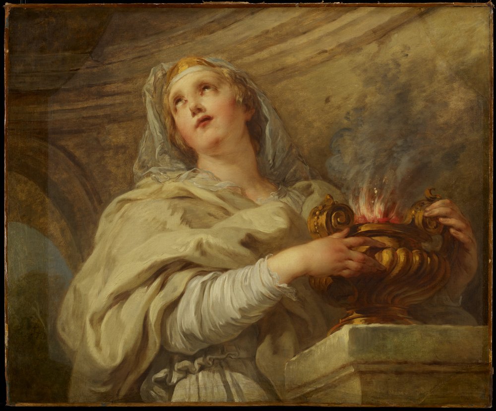 Vesta Szűz, 1730 körül alkotó: François Lemoyne