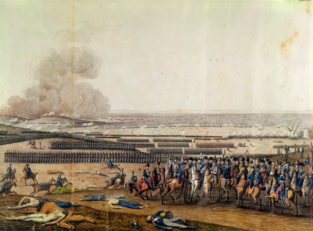 A moszkvai csata, 1812. szeptember 7. (részlet) alkotó: French School
