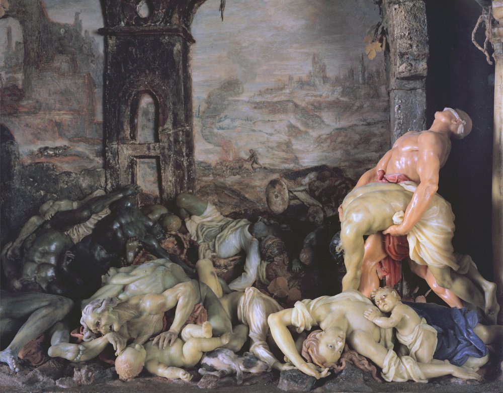 A pestisjárvány, 1691-94 309482 viasz részlet, 1691-94 alkotó: Gaetano Giulio Zumbo
