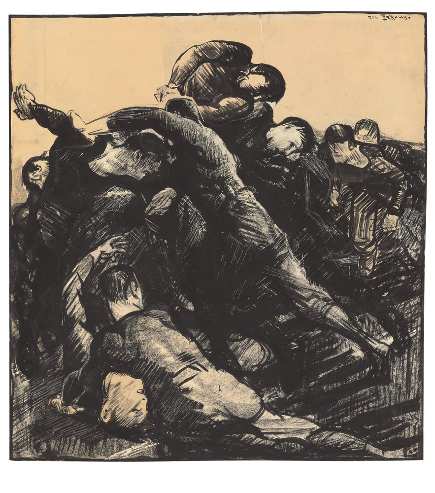 Tartsa "Em, 1912 alkotó: George Wesley Bellows