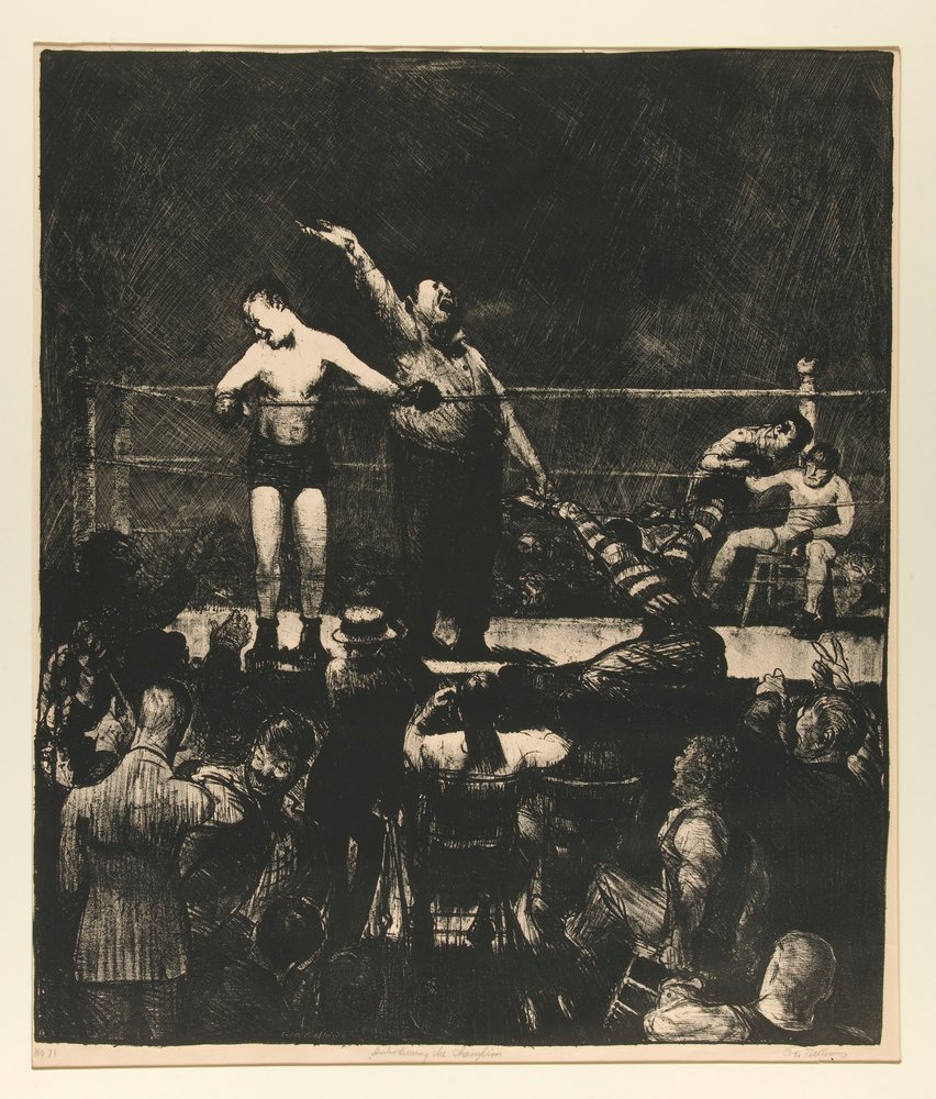 Bemutatkozik a 2. számú bajnok alkotó: George Wesley Bellows