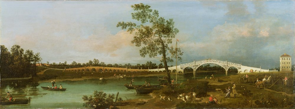 Old Walton Bridge, 1755 alkotó: Giovanni Antonio Canal