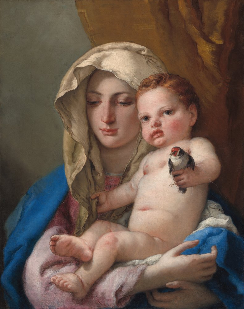 Madonna tengelicegóval alkotó: Giovanni Battista Tiepolo