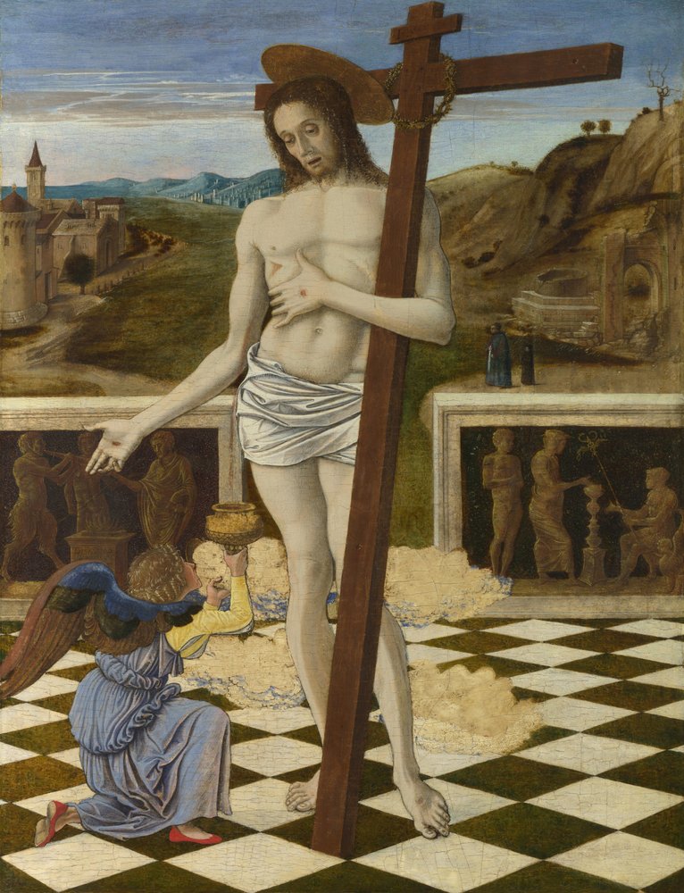 A Megváltó vére, 1460 körül alkotó: Giovanni Bellini