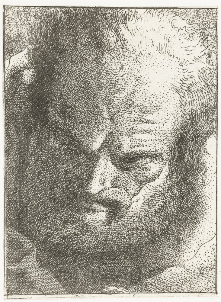 Az ember lenéz Fejgyűjtemény (sorozat címe) Raccolta di Teste (sorozat címe) alkotó: Giovanni Domenico Tiepolo