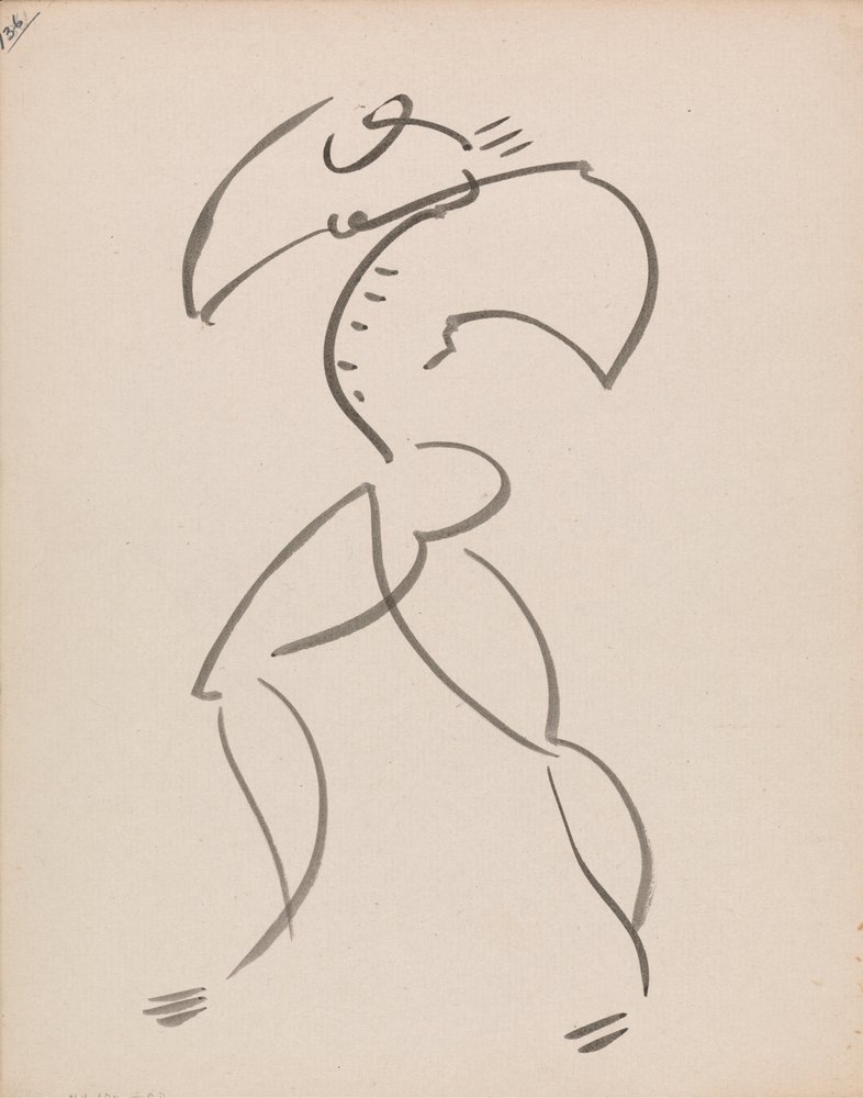 Táncoló figura alkotó: Henri Gaudier-Brzeska