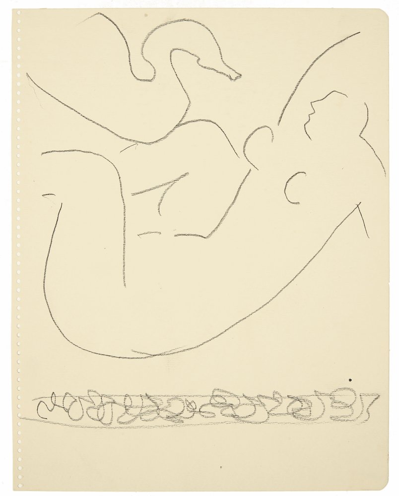Tanulmány - Léda és a hattyú alkotó: Henri Matisse