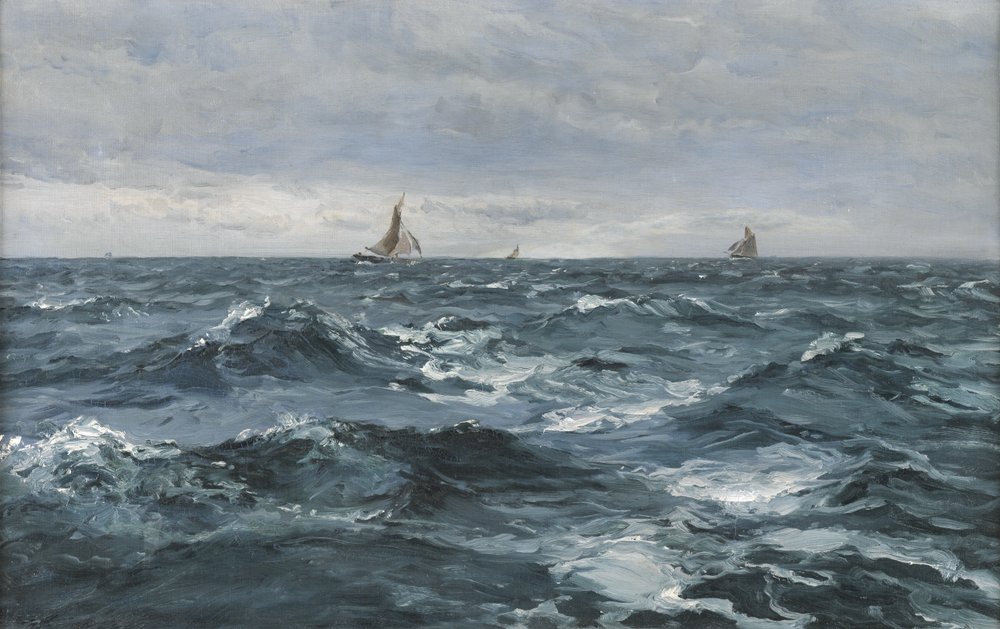 Vitorla háborgó tengeren alkotó: Henry Moore