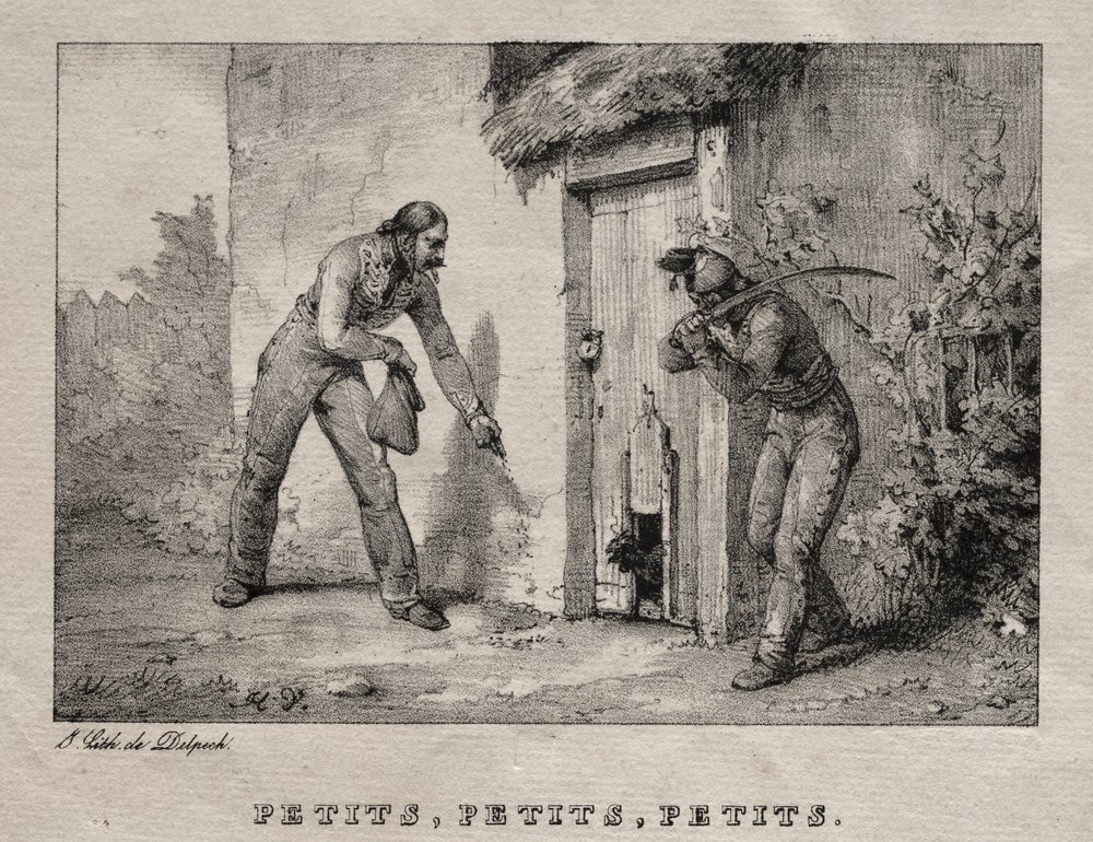 Martalócok (Martalócok. Kicsi! Kicsi! Kicsi!) alkotó: Horace Vernet