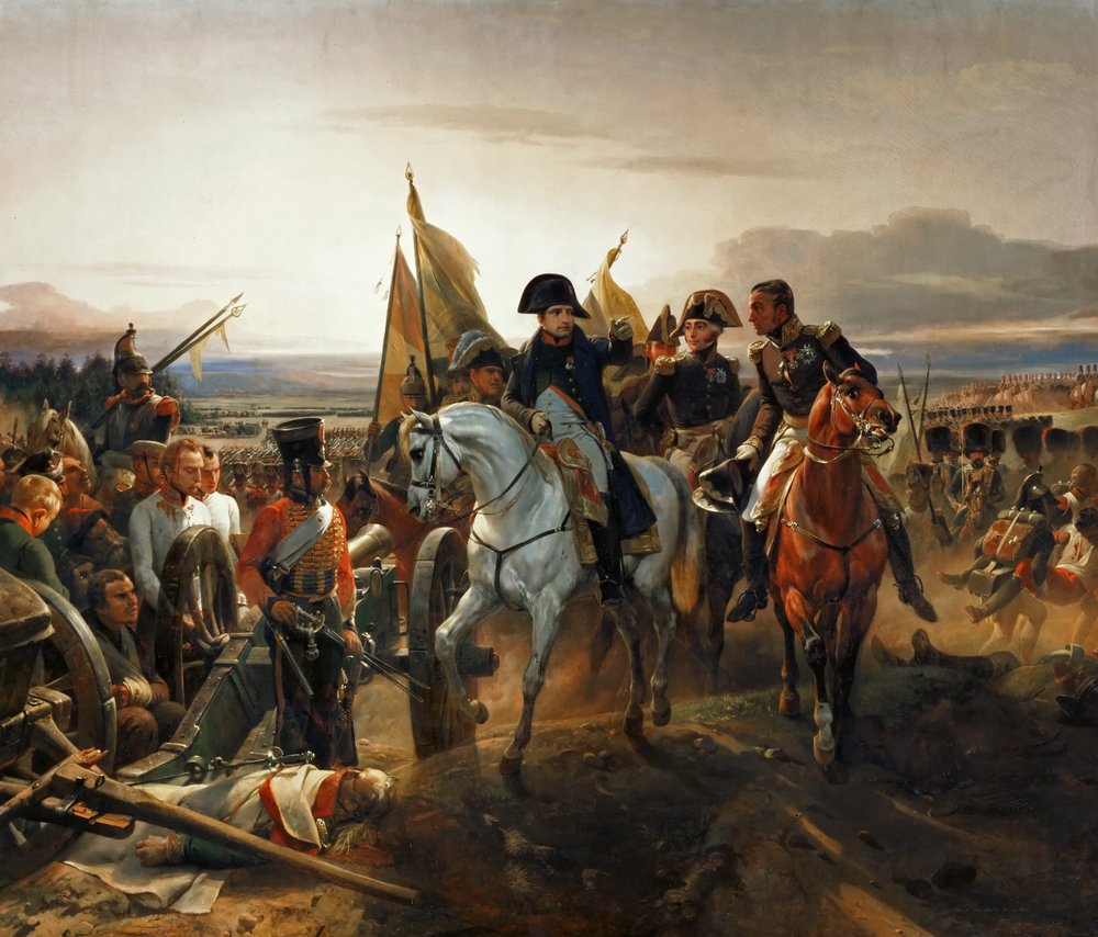 A friedlandi csata 1807. június 14-én alkotó: Emile Jean Horace Vernet