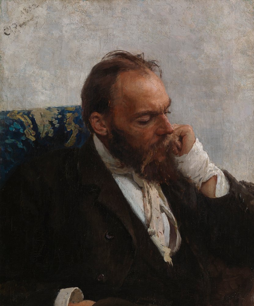 A művész portréja Nyikolaj (Mykola) Muraszko portréja alkotó: Ilya Efimovich Repin