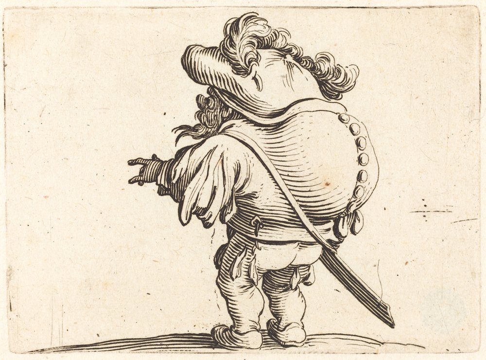 A púpos tollas sapkával alkotó: Jacques Callot