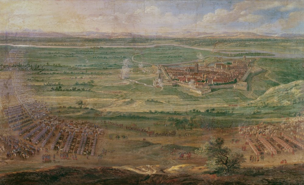 Dole ostroma 1674 júniusában alkotó: Jean-Baptiste Martin