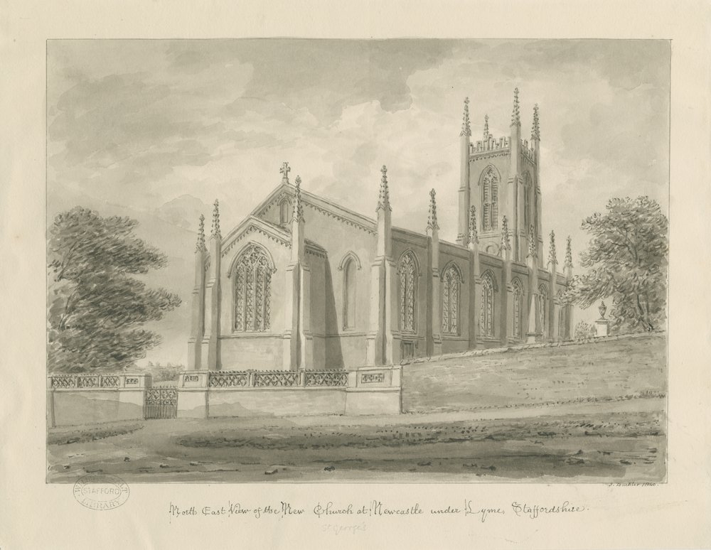 Newcastle-under-Lyme – "St. George" alkotó: John Buckler