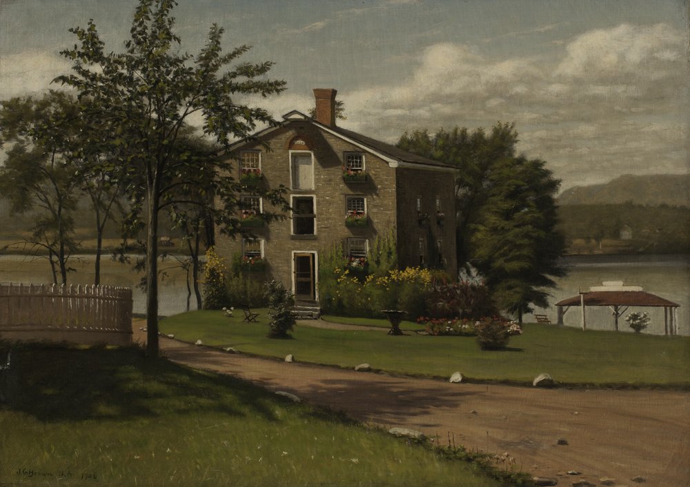 Stone House, Larrabees Point, Vermont, 1906 alkotó: John George Brown