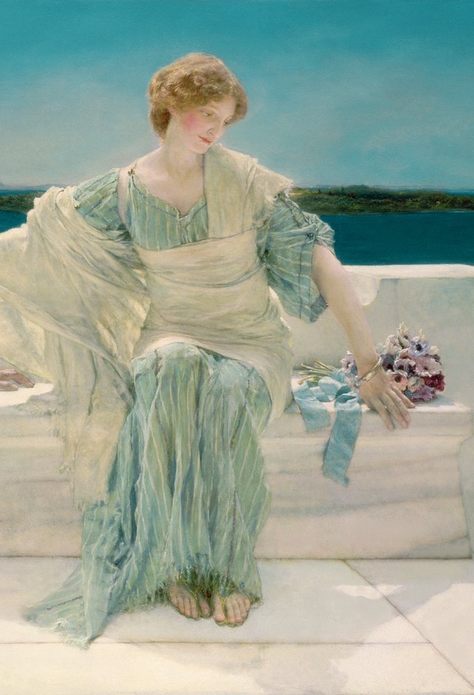Ne kérdezz többet, 1906 olaj, vászon részlet a 15116-ról alkotó: Lawrence Alma-Tadema