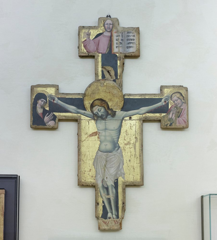 Kereszt, 1397 körül (tempera, tábla) alkotó: Lippo di Dalmasio