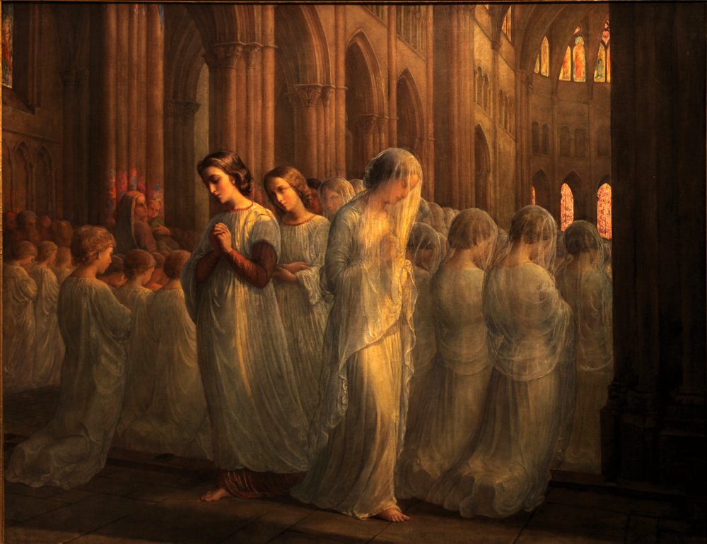 A lélek verse - elsőáldozás alkotó: Louis Janmot