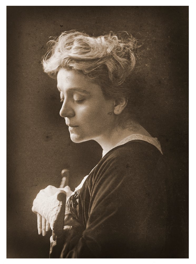 Duse Eleonora portréja, 1910 körül (fotó) alkotó: Mario Nunes Vais
