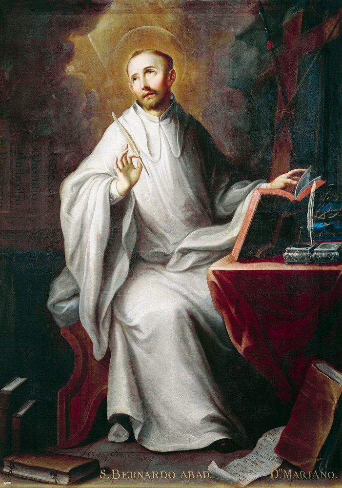 Szent Bernát, Miguel Cabrera (1695-1768) alkotó: Miguel Cabrera
