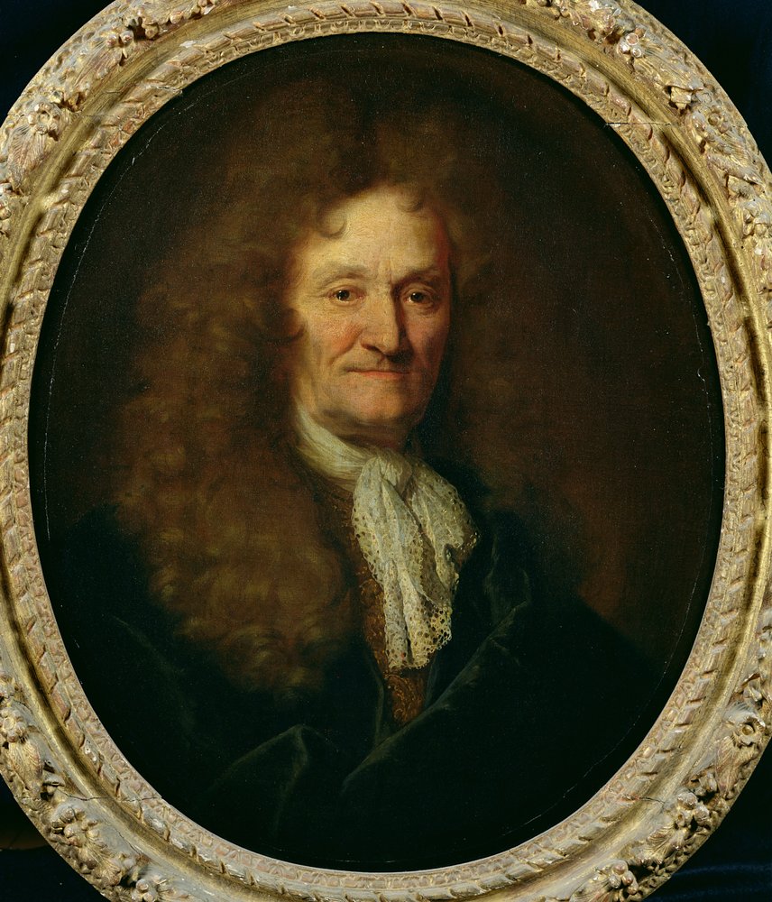Jean de La Fontaine (1621-95) portréja alkotó: Nicolas de Largillière