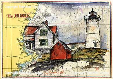 Cape Neddick világítótorony alkotó: Ole West