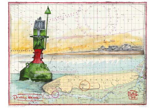 A helyes út ide:... (Norderney) alkotó: Ole West