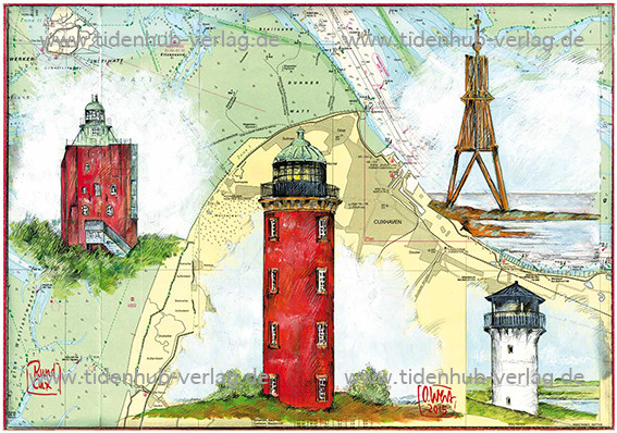 Cux körül (Cuxhaven) alkotó: Ole West
