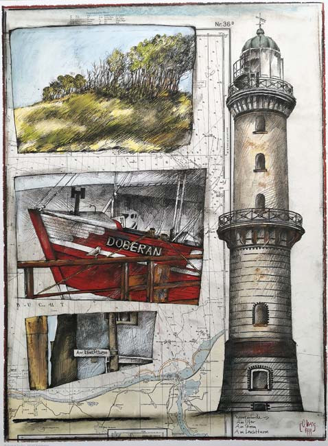 Warnemünde, kicsi alkotó: Ole West