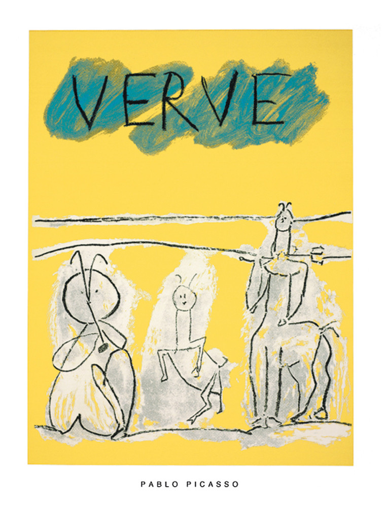 A Verve albumborítója, 1951 alkotó: Pablo Picasso