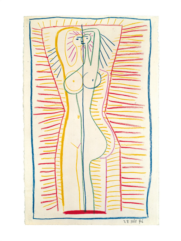 Álló női akt II, 1946 alkotó: Pablo Picasso