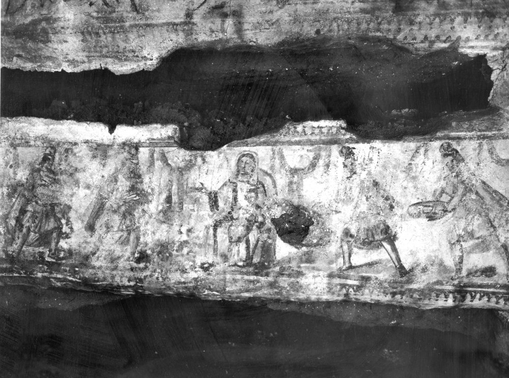 Mágusok imádása (falfestmény) alkotó: Paleo-Christian