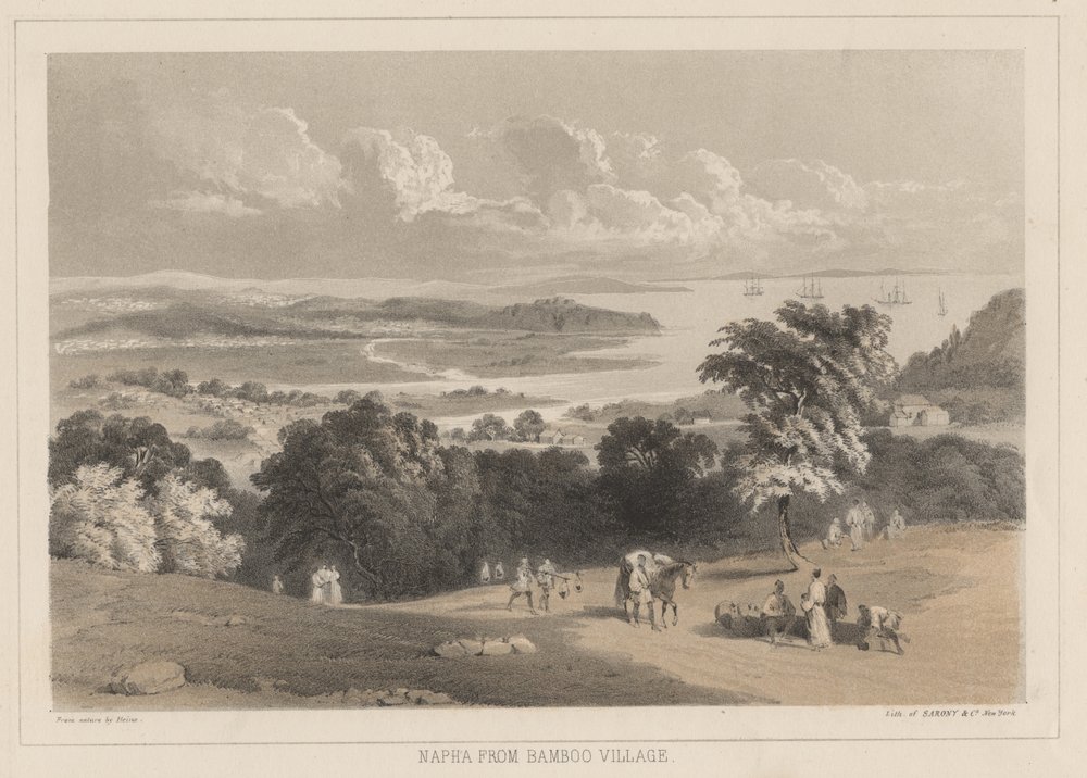 Napha a Bamboo Village-ből, a Sarony und Co. lithoe, 1855 (chromolitho) alkotó: Peter Bernhard Wilhelm Heine
