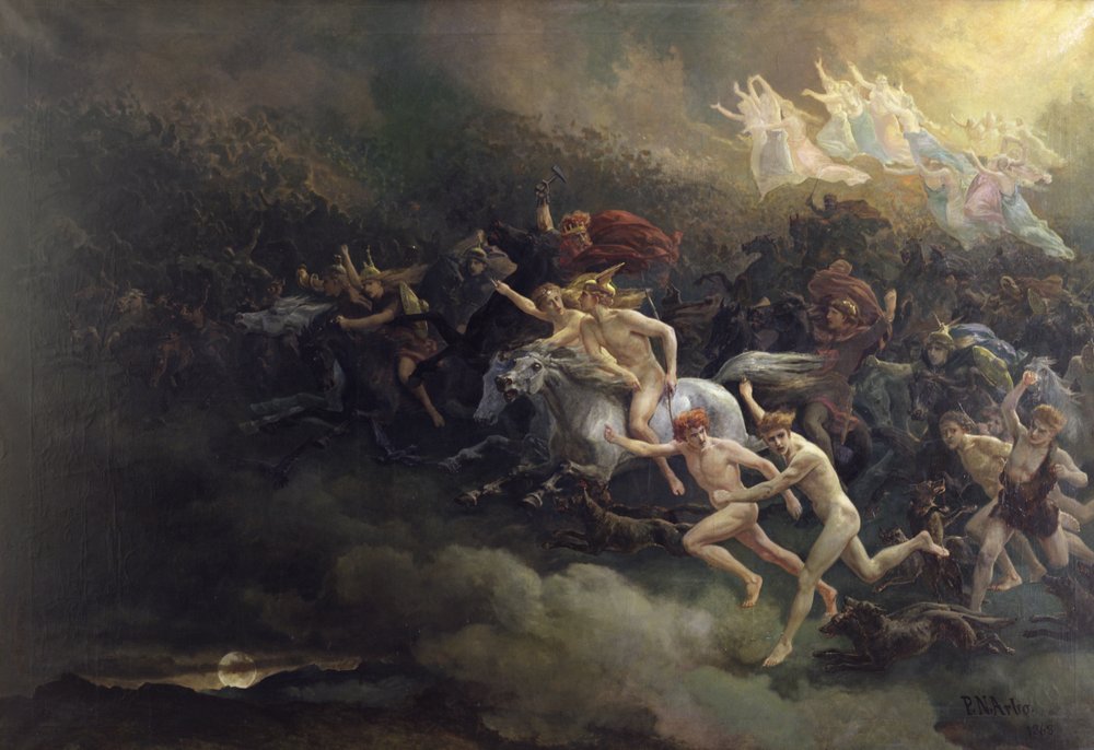 Holt lelkek alkotó: Peter Nicolai Arbo