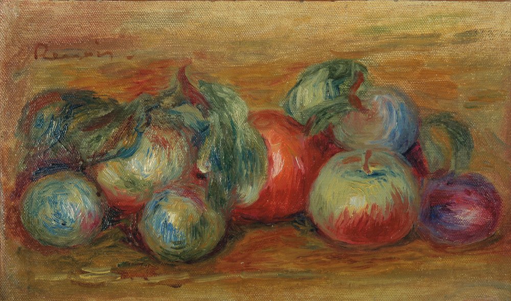 Csendélet gyümölcsökkel alkotó: Pierre-Auguste Renoir