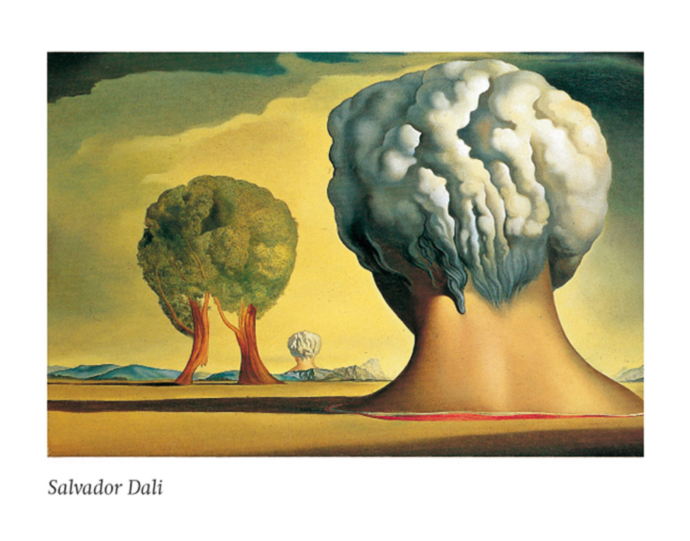 A három szfinx alkotó: Salvador Dali