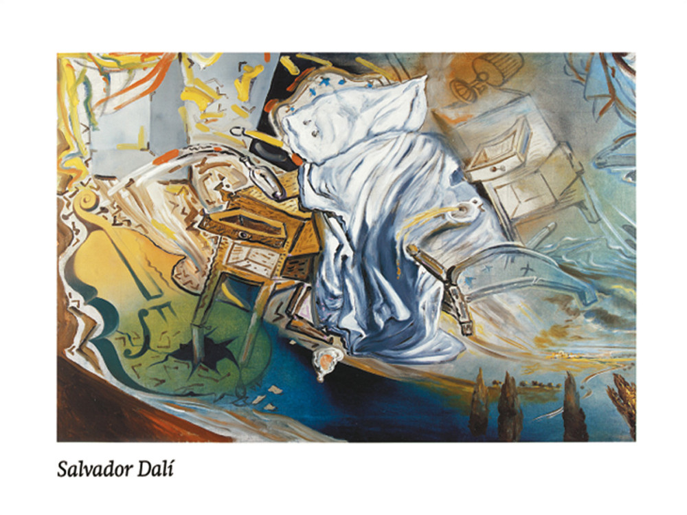 Ágy és két asztal alkotó: Salvador Dali
