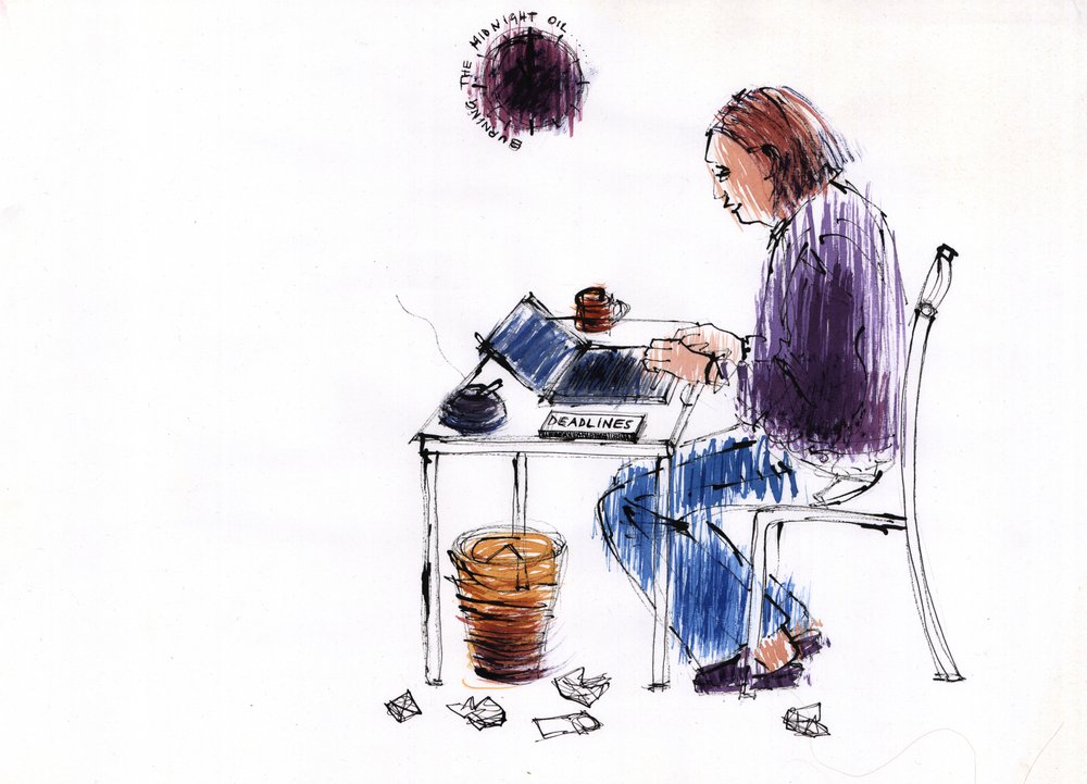 Burning the Midnight Oil, 2009 alkotó: Sara Hayward