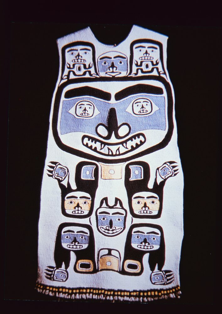 Chilkat ruha, Tlingit törzs (textil) alkotó: School American