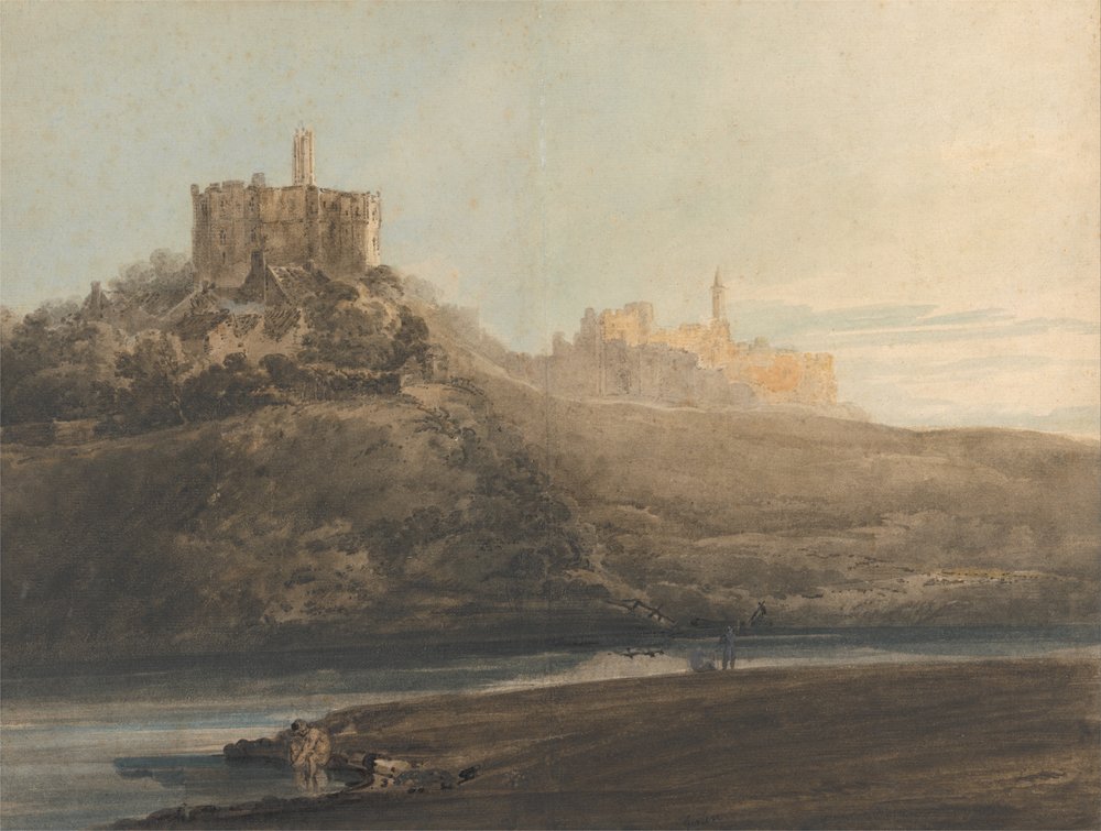 Warkworth vára, Northumberland alkotó: Thomas Girtin