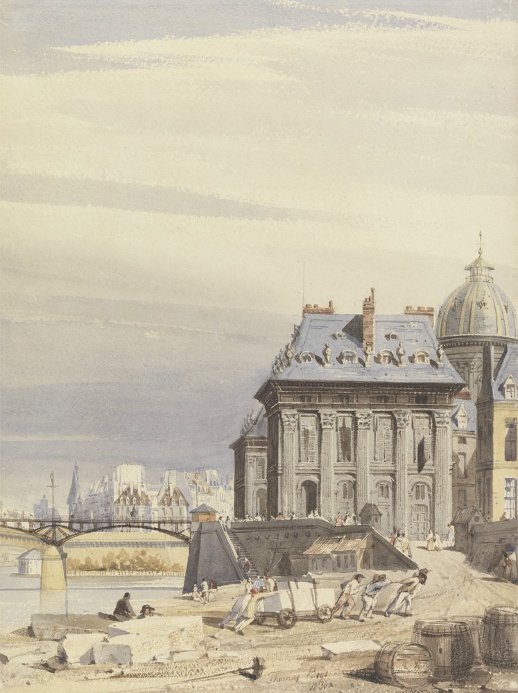 Az Institut de France, Párizs, 1830 alkotó: Thomas Shotter Boys