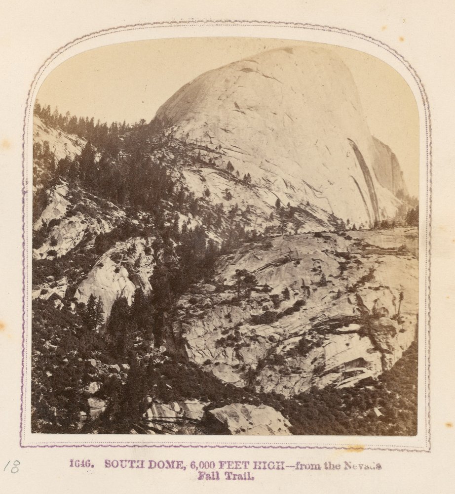 South Dome, 6,000 láb magasan - a Nevada Fall Trailről alkotó: Thomas Houseworth